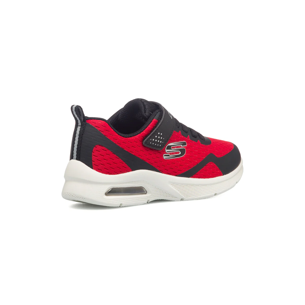 Scarpe sportive rosse da bambino con suola ad aria Skechers Microspec Max - Image 3