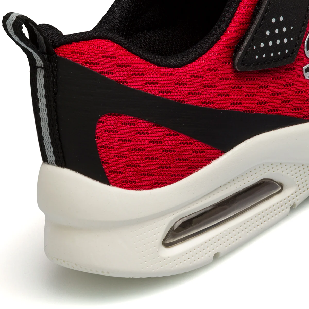 Scarpe sportive rosse da bambino con suola ad aria Skechers Microspec Max - Image 7