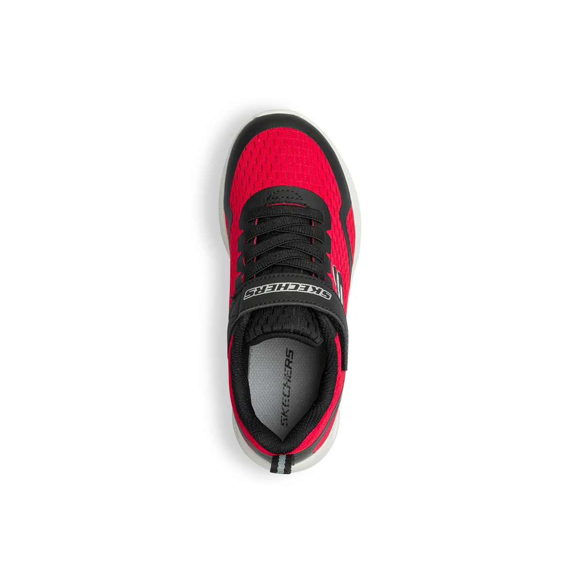 Scarpe sportive rosse da bambino con suola ad aria Skechers Microspec Max - Image 8