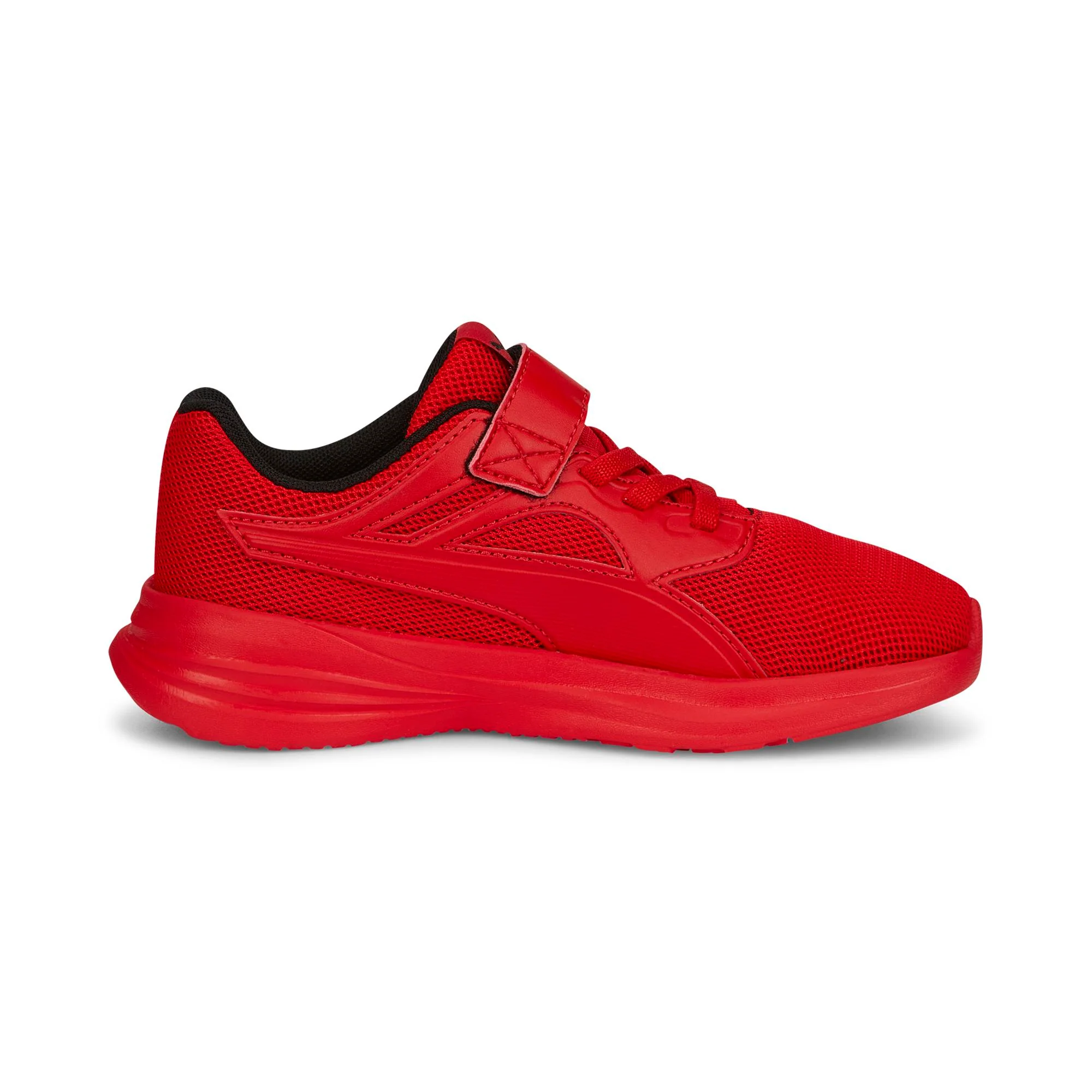 Scarpe sportive rosse da bambino in mesh Puma Transport AC+ PS - Image 5