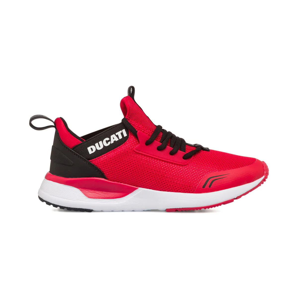 Scarpe sportive rosse da ragazzo con logo laterale Ducati Foresto K - Image 3