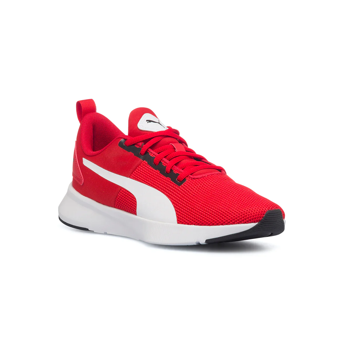 Scarpe sportive rosse da ragazzo con striscia laterale Puma Flyer Runner Jr - Image 2