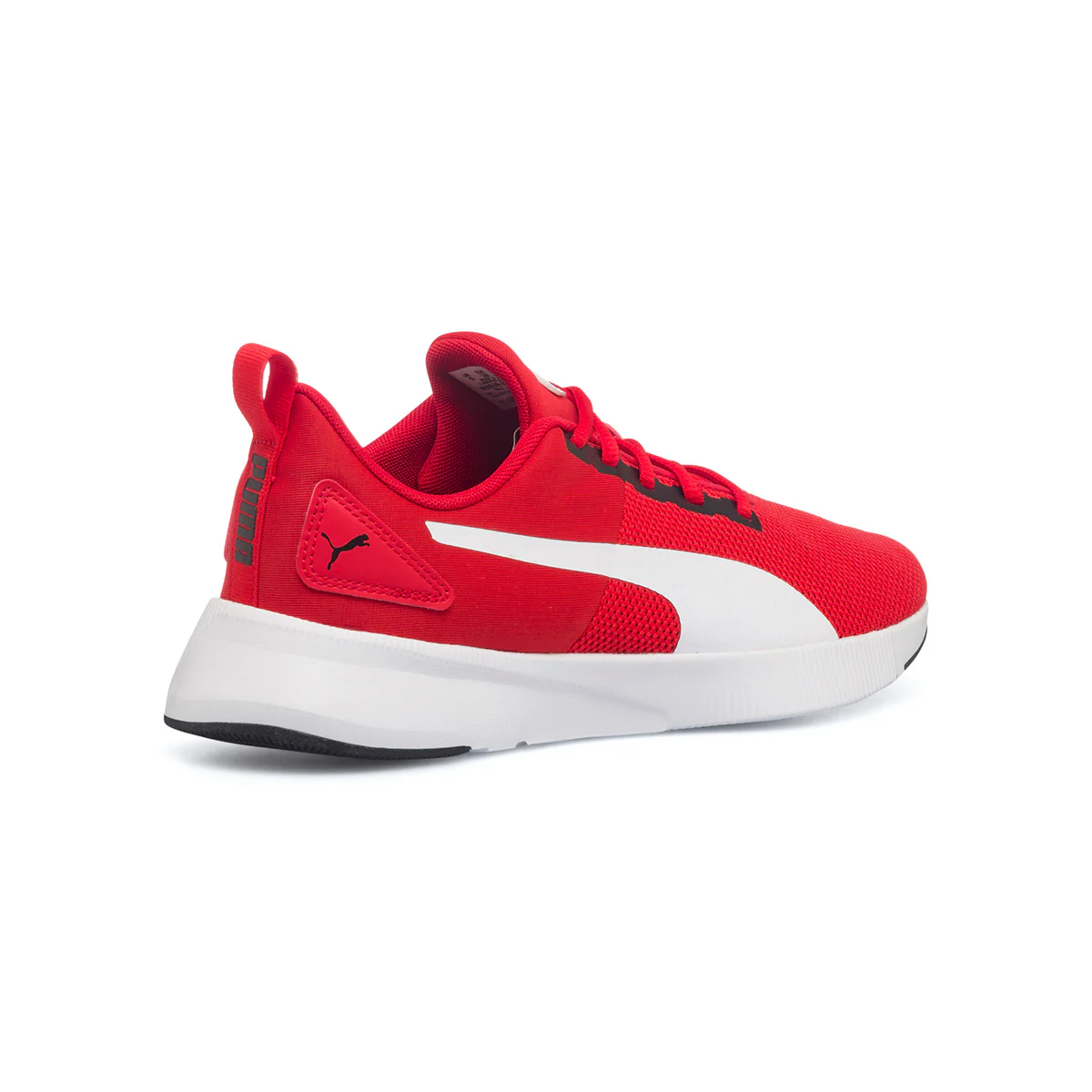 Scarpe sportive rosse da ragazzo con striscia laterale Puma Flyer Runner Jr - Image 3