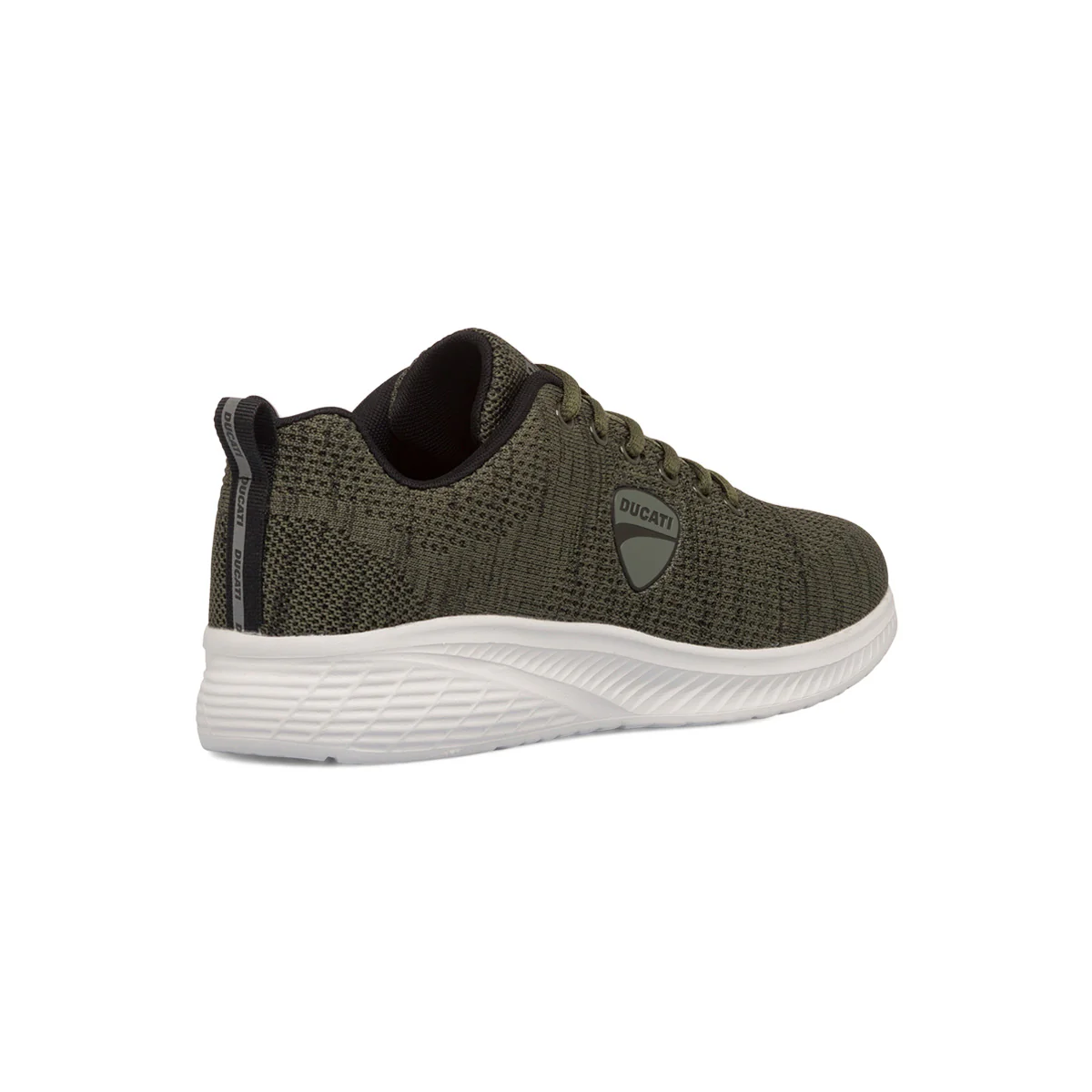 Scarpe sportive verde militare da uomo con logo laterale Ducati Levante 3 - Image 3