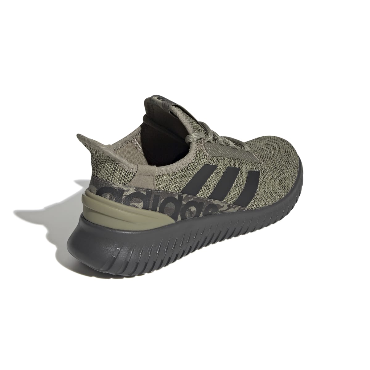 Scarpe sportive verde militare in tessuto knit adidas Kaptir 2.0 - Image 6