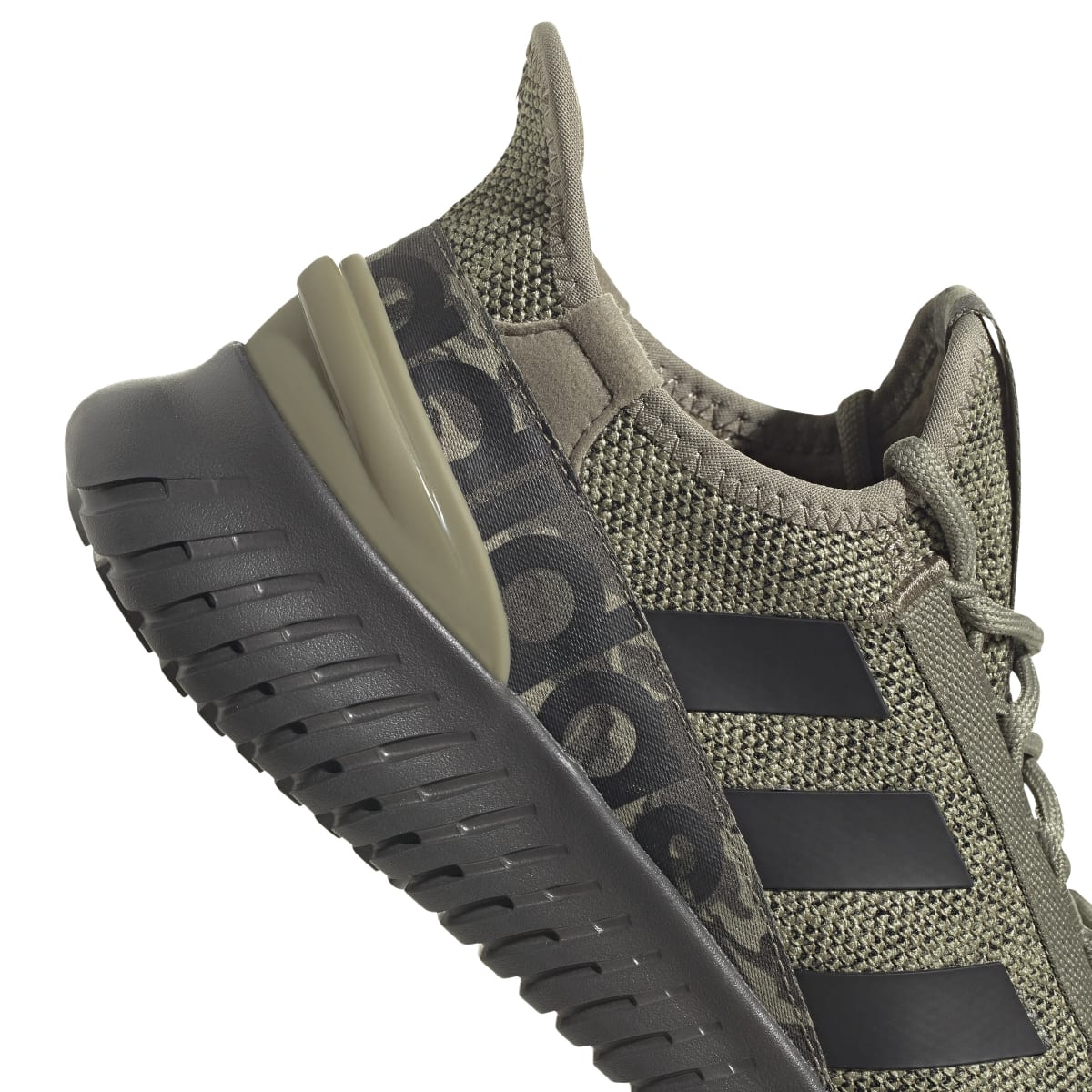 Scarpe sportive verde militare in tessuto knit adidas Kaptir 2.0 - Image 8