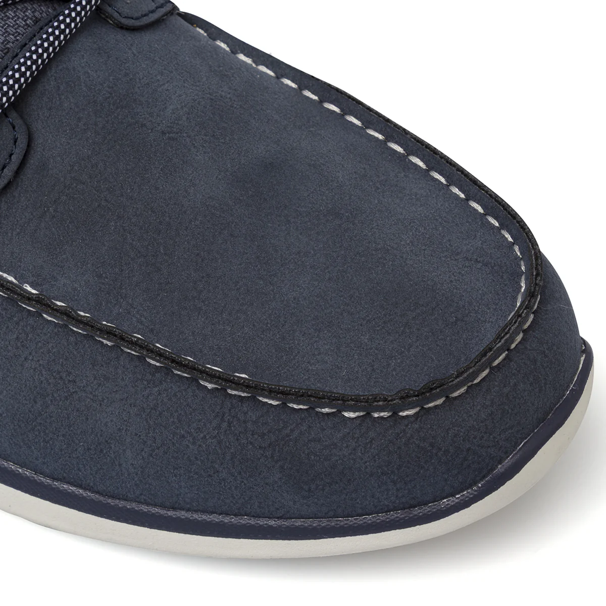 Scarpe stringate blu da Uomo effetto scamosciato Glams - Image 4