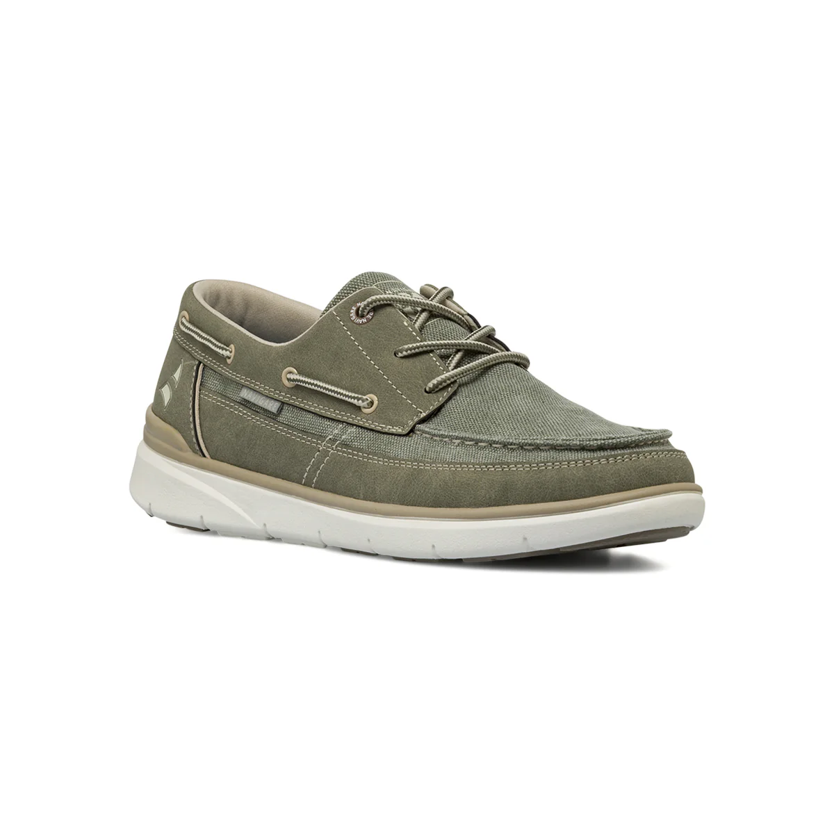 Scarpe stringate da Uomo Khaki effetto scamosciato Navigare - Image 2
