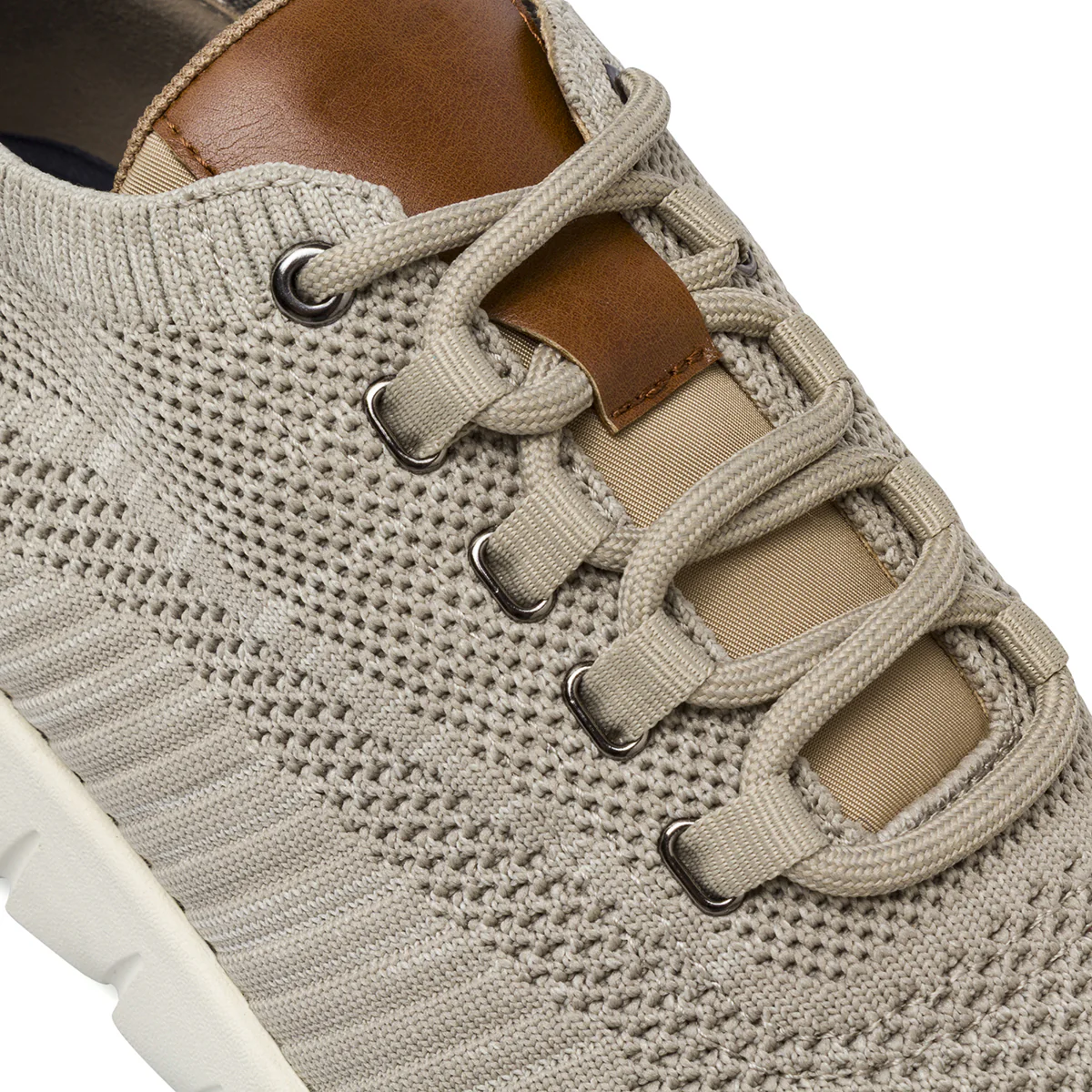 Scarpe stringate Taupe da Uomo in tessuto tecnico Riflessi Urbani - Image 4
