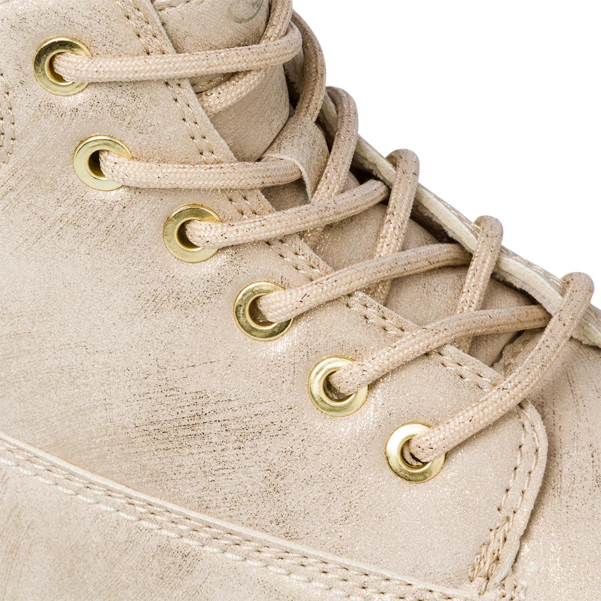 Scarponcini beige da donna con glitter sul colletto Swish Jeans - Image 6