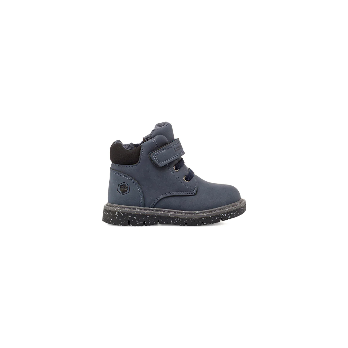 Scarponcini blu con strappo e lacci elastici Bambino Lumberjack
