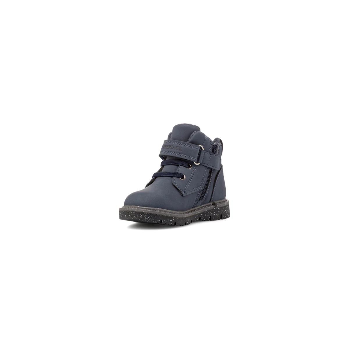 Scarponcini blu con strappo e lacci elastici Bambino Lumberjack - Image 4