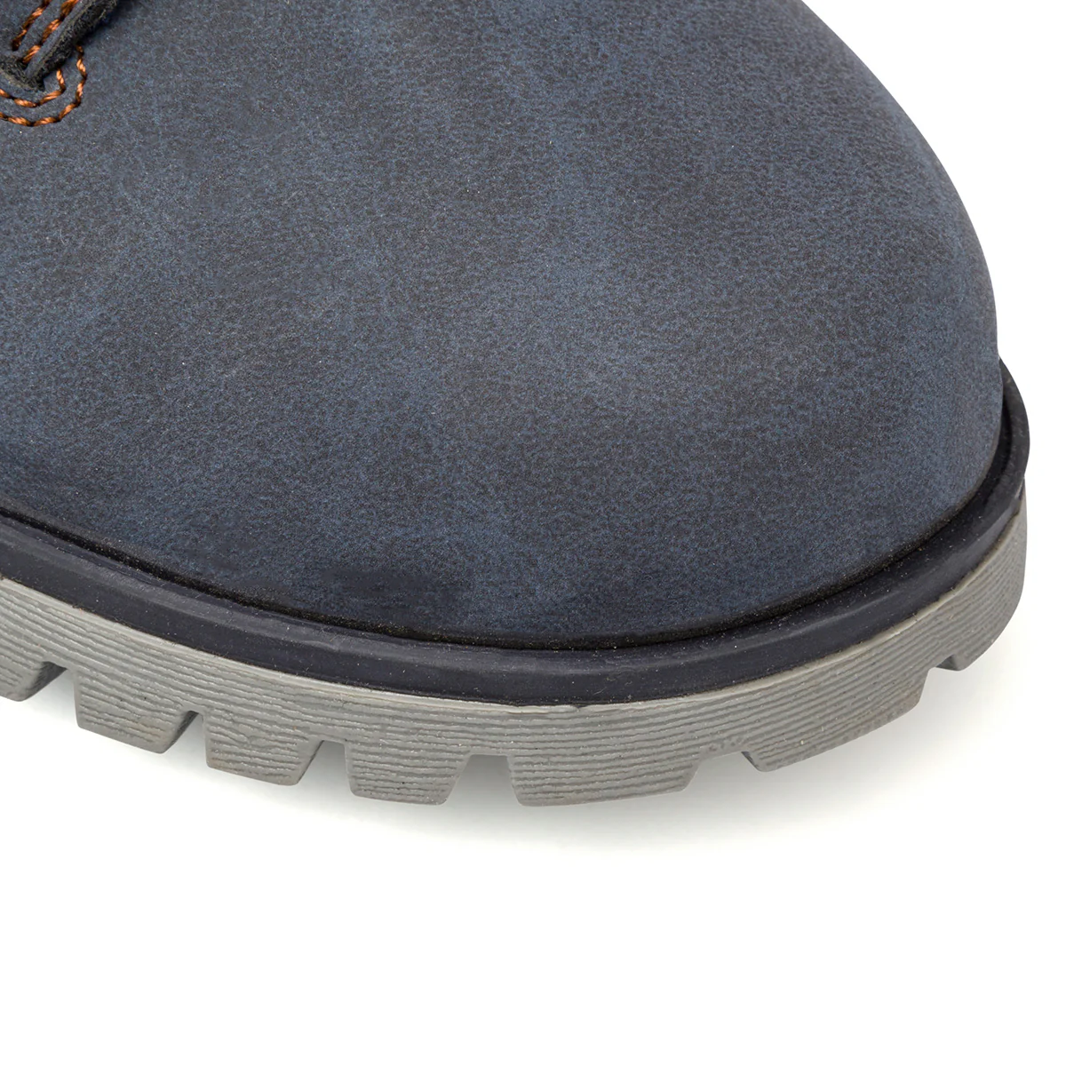 Scarponcini blu da bambino con doppio velcro e zip Birilli&Monelli - Image 6