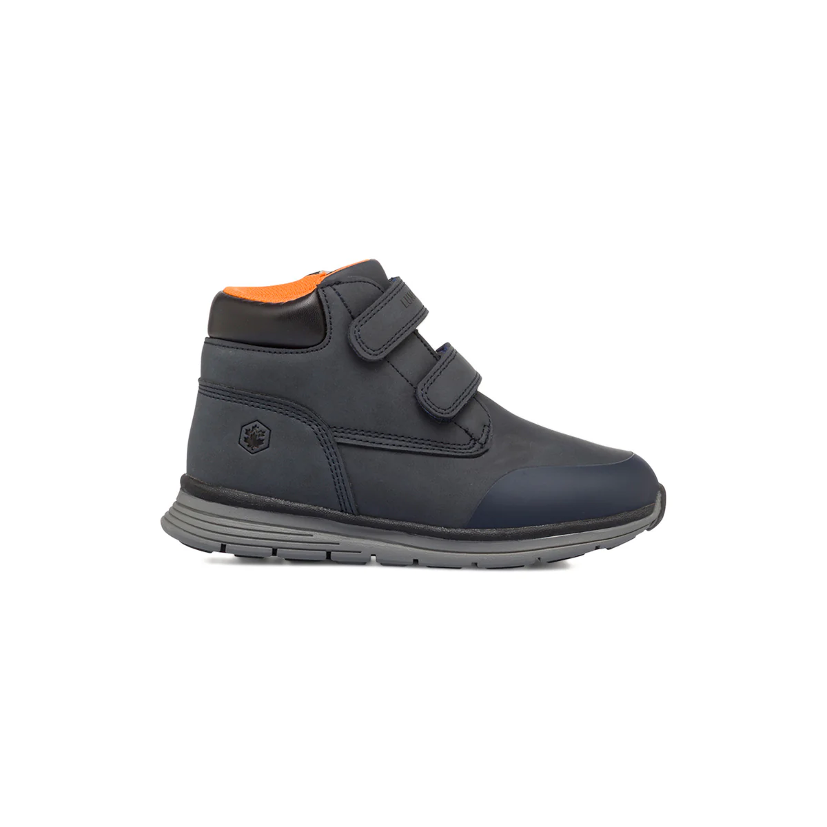 Scarponcini blu da bambino con doppio velcro Lumberjack Alvis