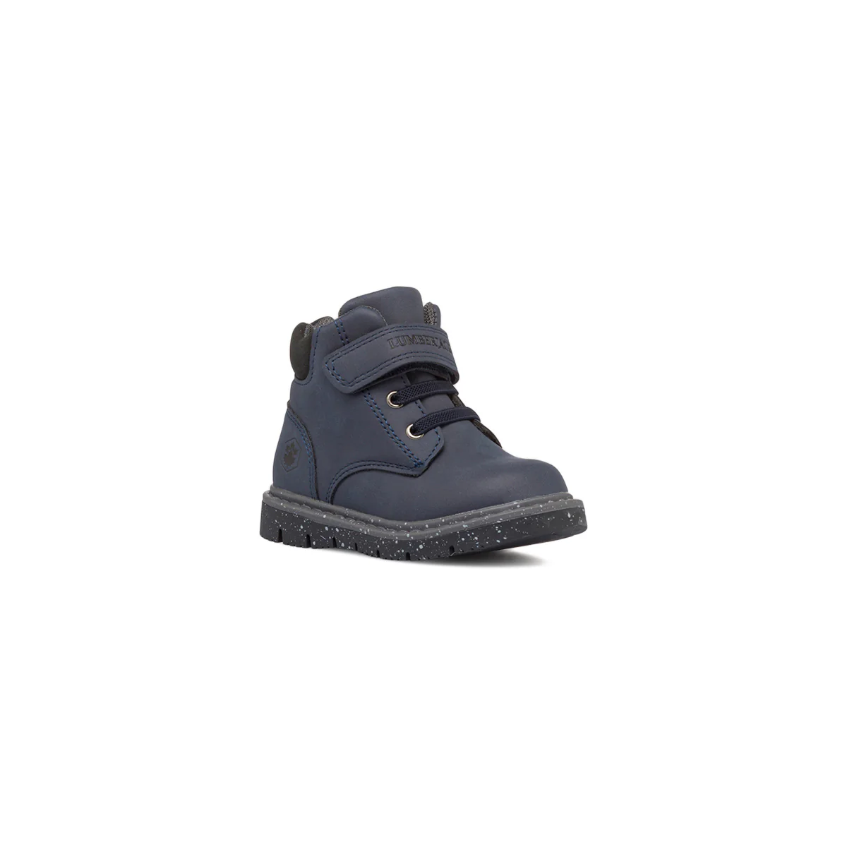 Scarponcini blu da bambino con velcro e lacci Lumberjack Gohan - Image 2