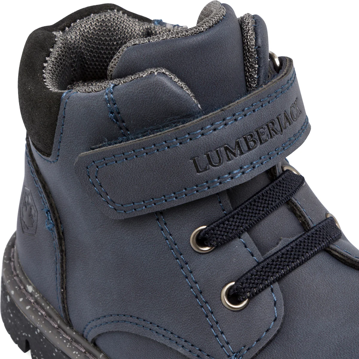 Scarponcini blu primi passi bambino Lumberjack - Image 6