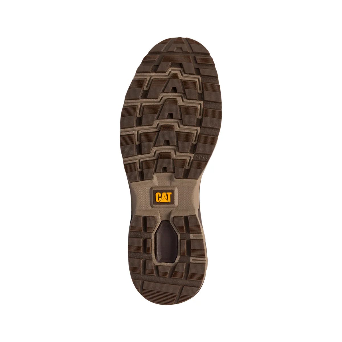 Scarponcini da uomo marroni Caterpillar classici robusti in Pelle - Image 4