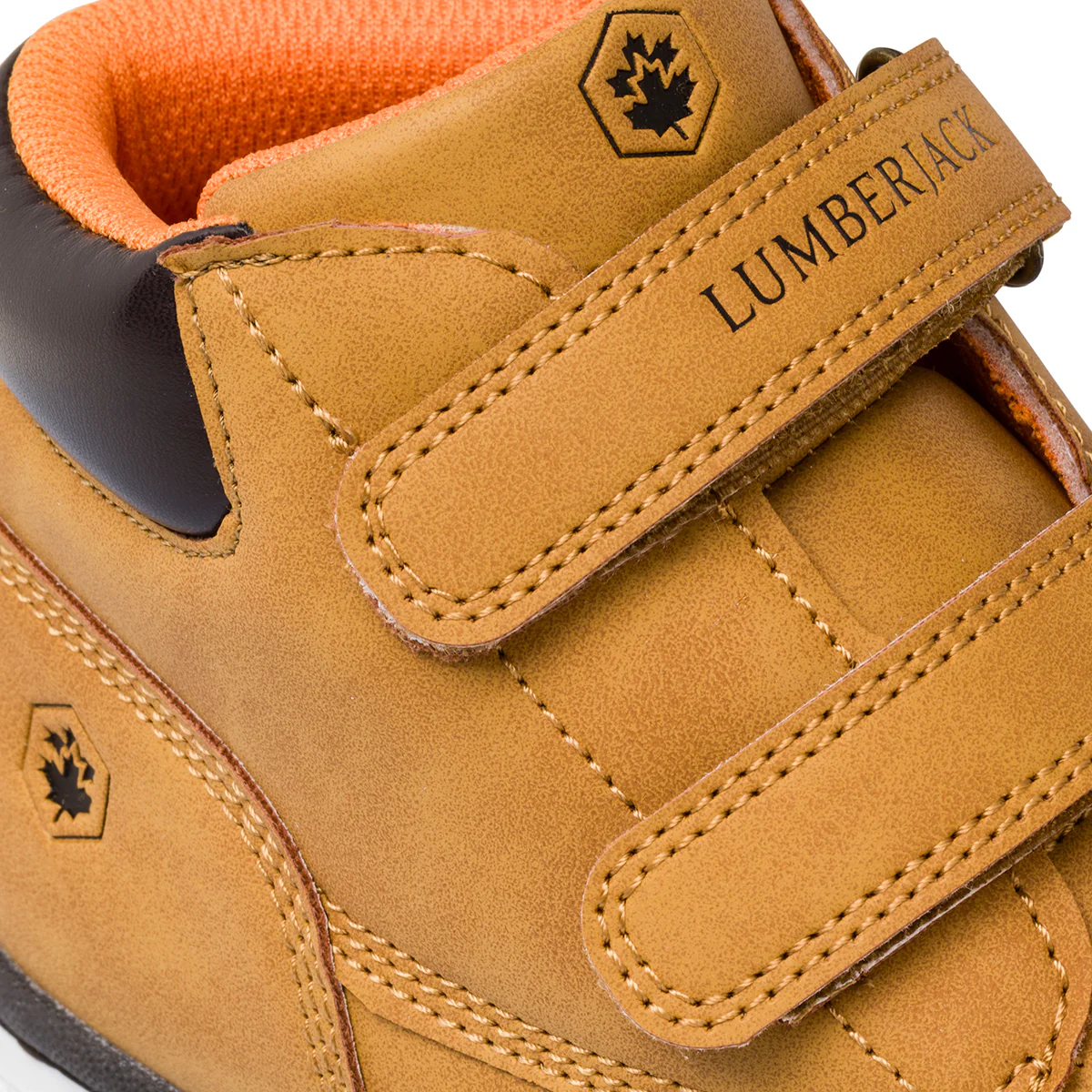 Scarponcini giallo ocra da bambino con doppio velcro Lumberjack Alvis - Image 6