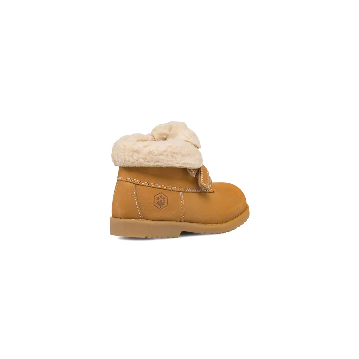 Scarponcini giallo ocra da bambino con pelliccia Lumberjack Lood - Image 3