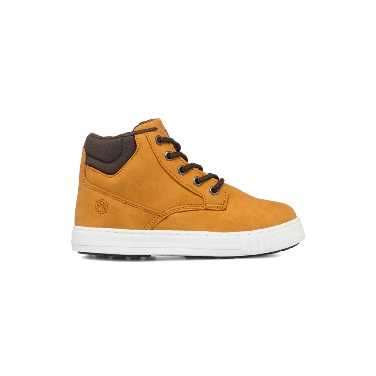 Scarponcini giallo ocra da bambino con zip laterale Lumberjack King