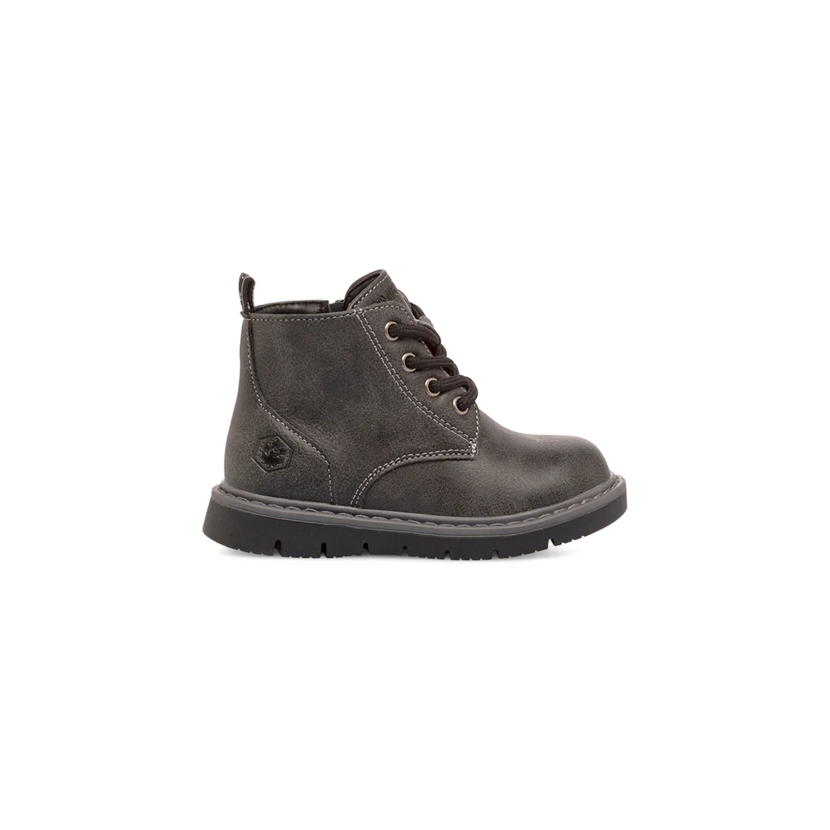 Scarponcini grigi da bambina con zip Lumberjack Gohan