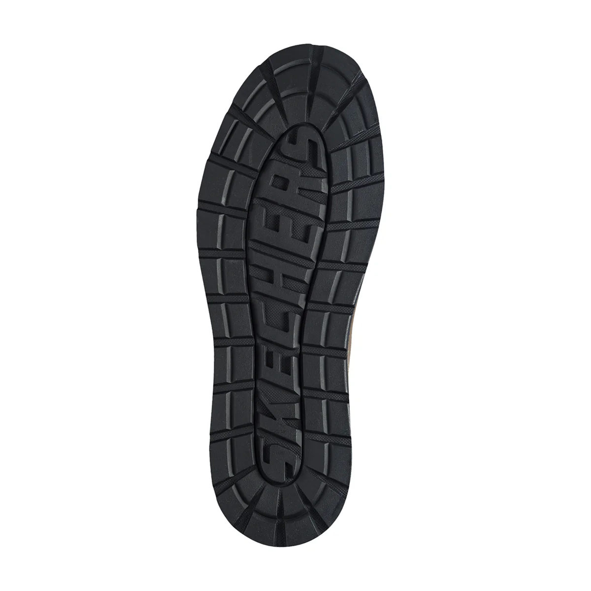 Sneakers alte marroni in pelle con colletto imbottito e patch logo Skechers - Image 4