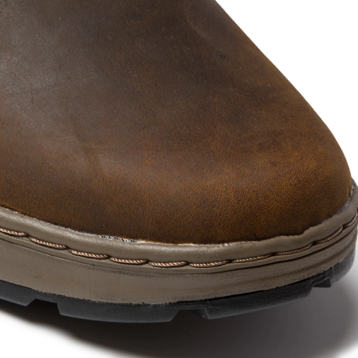 Sneakers alte marroni in pelle con colletto imbottito e patch logo Skechers - Image 5