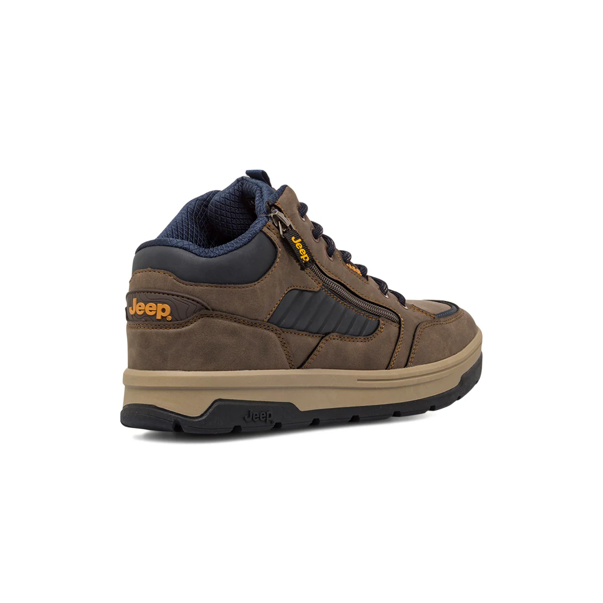 Scarponcini Mid-Cut da Uomo Marroni con Dettagli Neri Jeep Spirit - Image 3