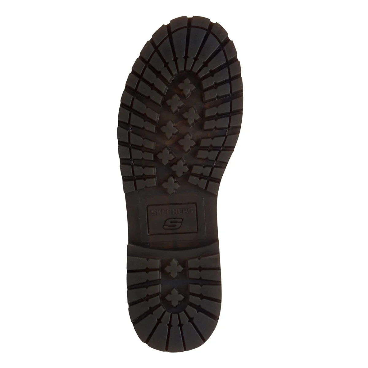 Scarponcini neri in pelle con patch logo Skechers - Image 4