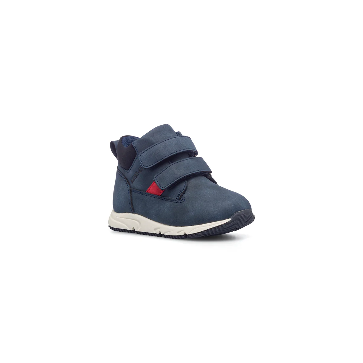 Scarponcini primi passi blu da bambino con chiusura in velcro Birilli&Monelli - Image 2