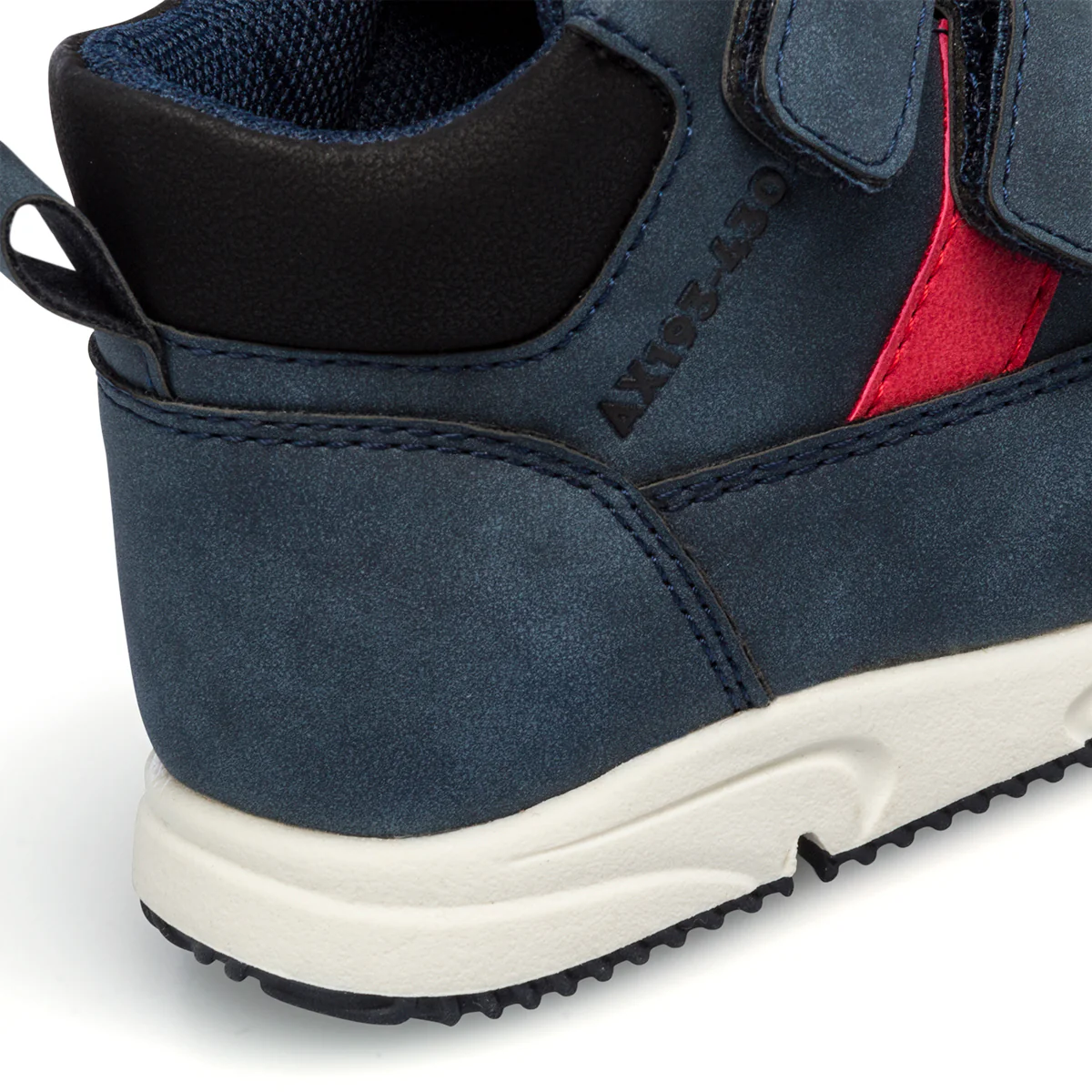 Scarponcini primi passi blu da bambino con chiusura in velcro Birilli&Monelli - Image 7
