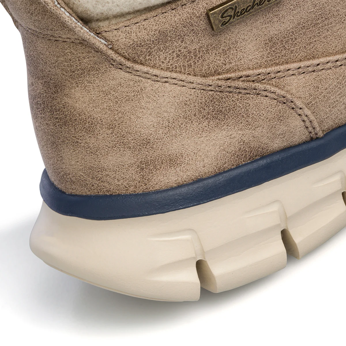 Scarponcini taupe waterproof con colletto imbottito Skechers Synergy - Cool Seeker - Image 7