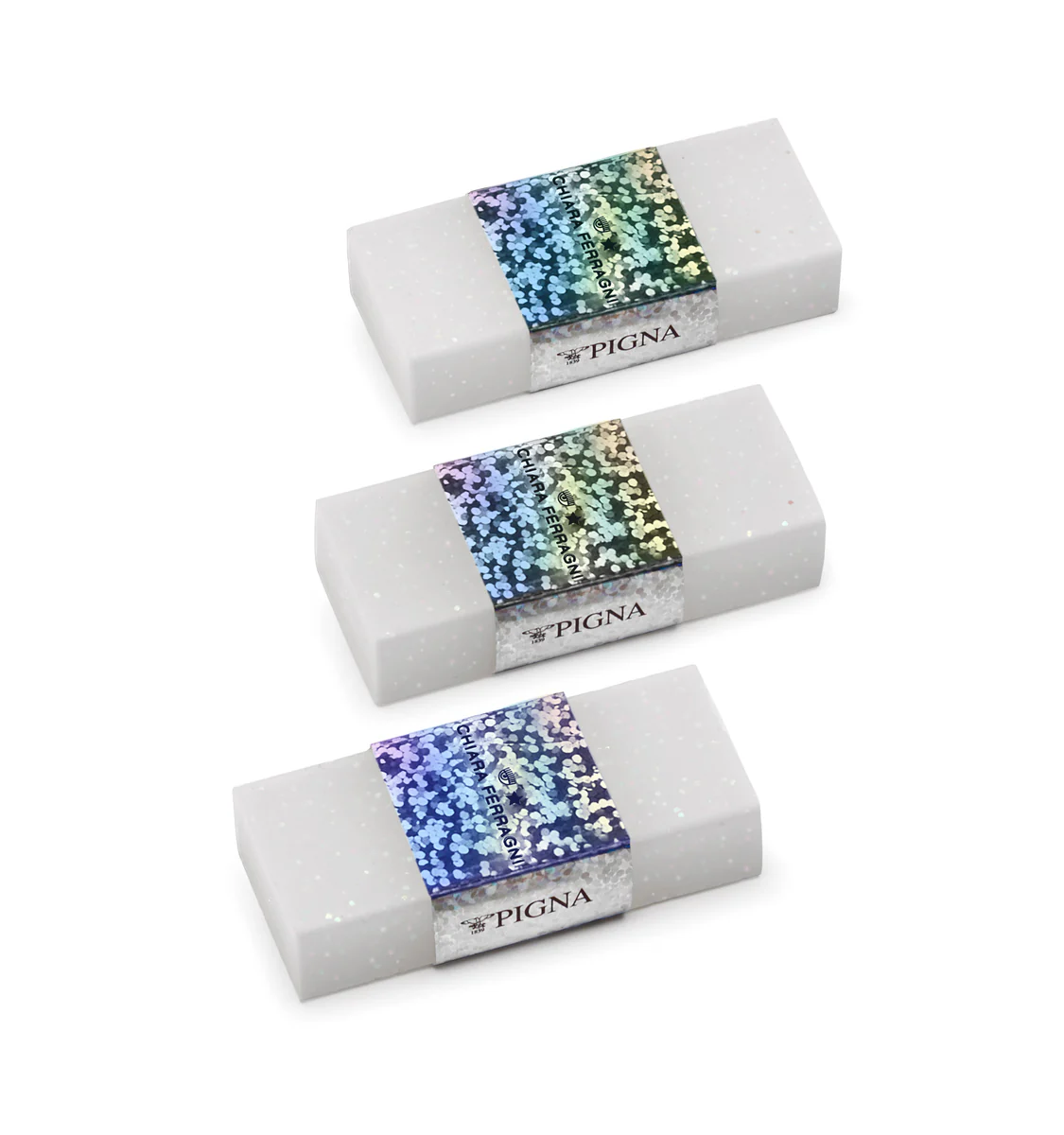 Set di gomme da cancellare con glitter Chiara Ferragni - Image 2