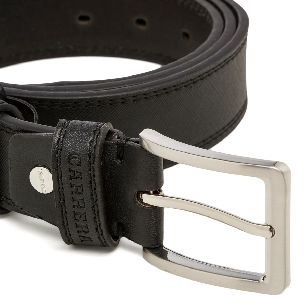 Set regalo portafoglio e cintura nero da uomo Carrera Jeans - Image 4