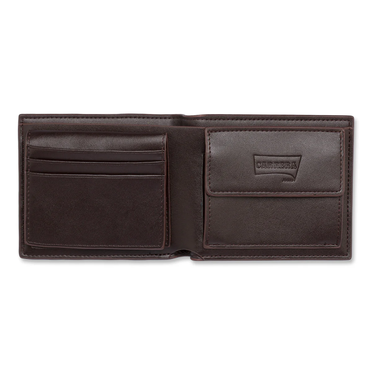 Set regalo uomo Carrera Jeans Portafoglio e cintura marroni con logo - Image 7