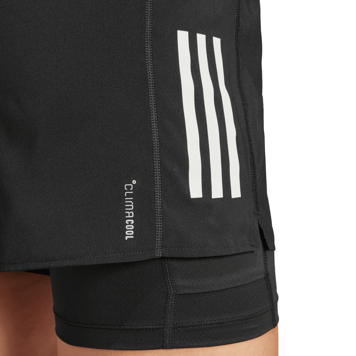 Shorts da corsa o allenamento con taschini neri da Donna adidas - Image 3