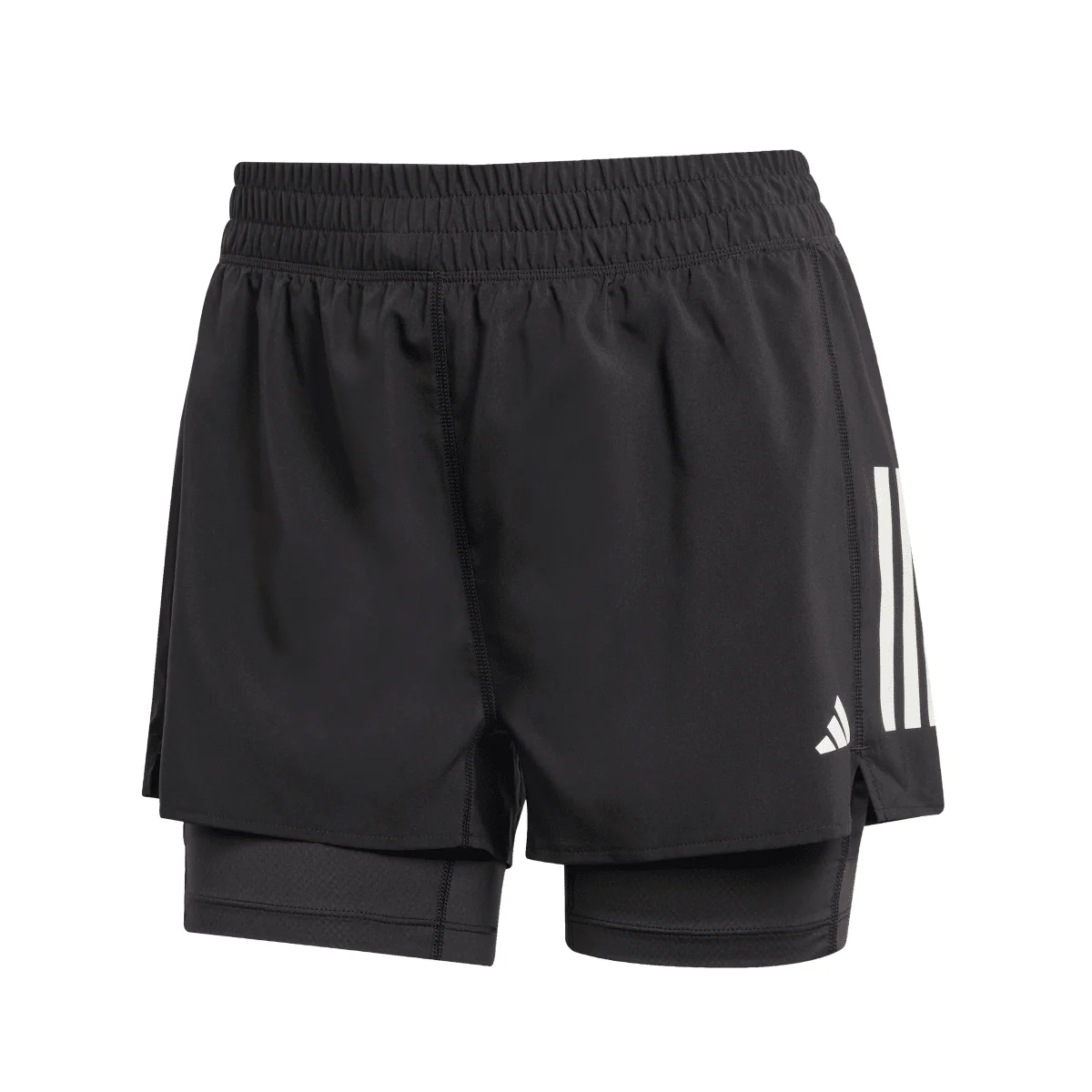 Shorts da corsa o allenamento con taschini neri da Donna adidas - Image 5
