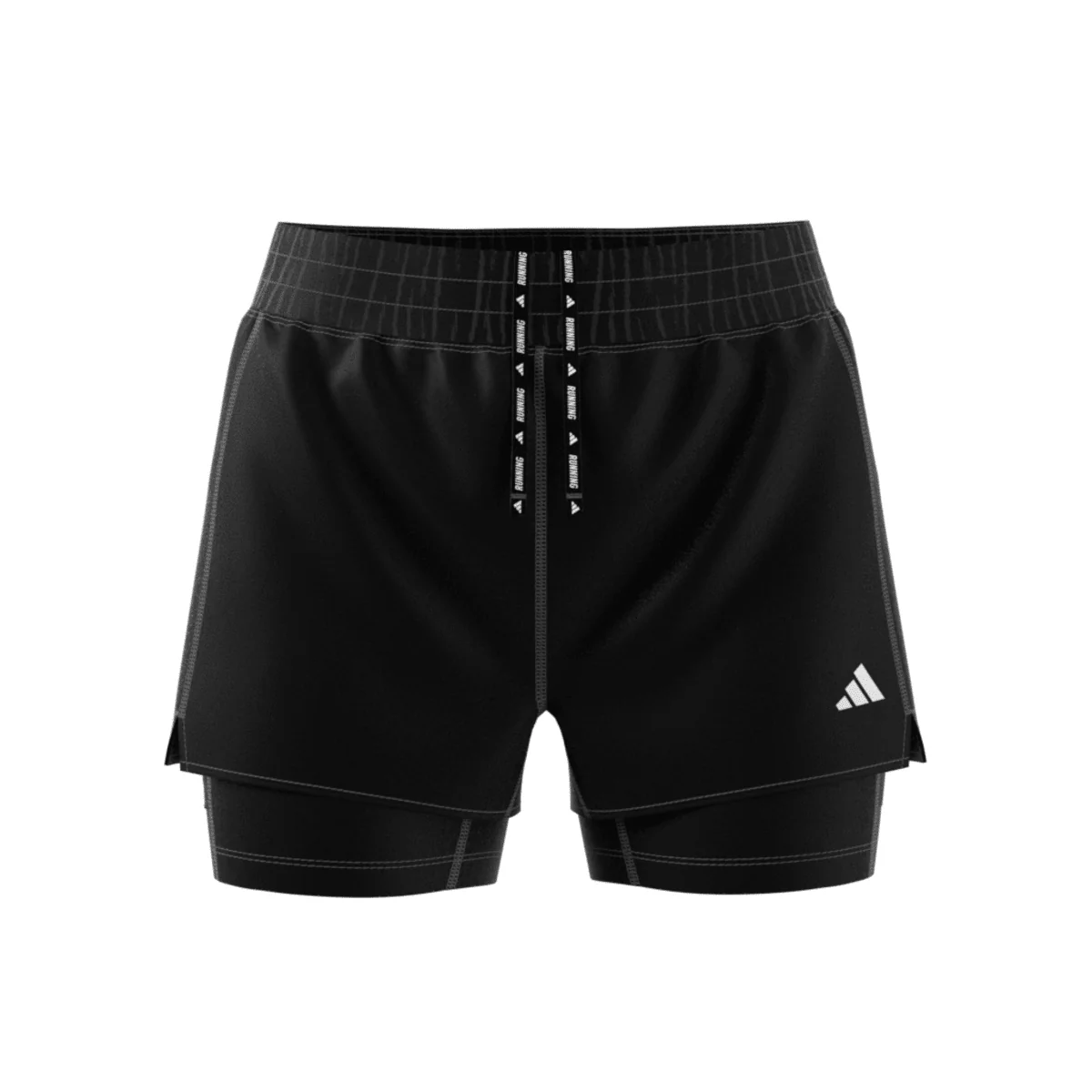 Shorts da corsa o allenamento con taschini neri da Donna adidas - Image 7
