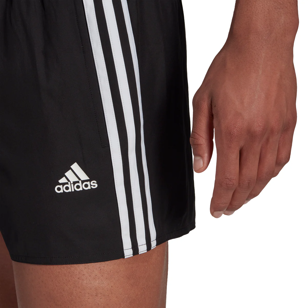 Shorts da nuoto neri adidas Classic 3-Stripes - Image 4