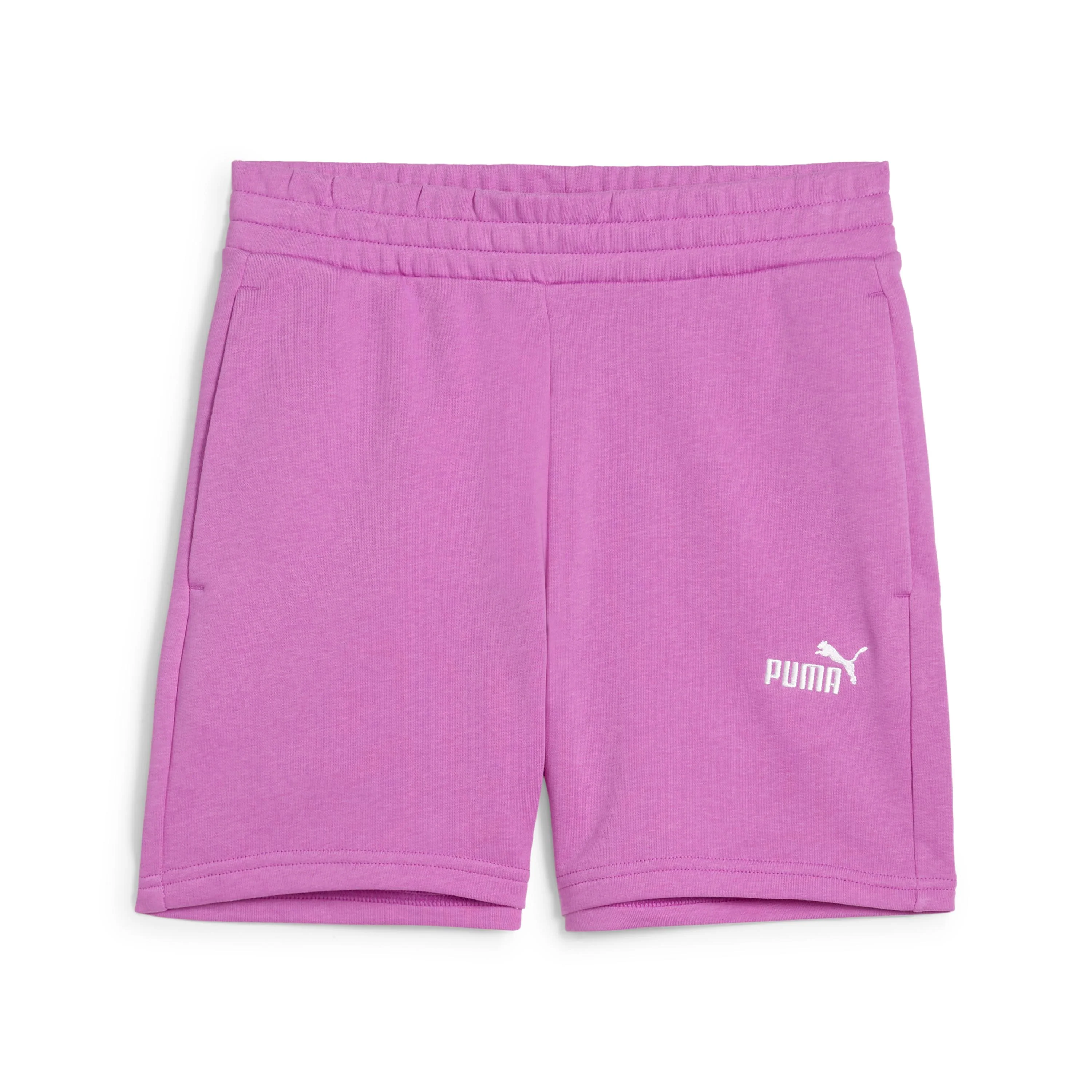Shorts sportivi da Donna Lilla con tasche a filetto e logo ESS Small No. 1 Puma