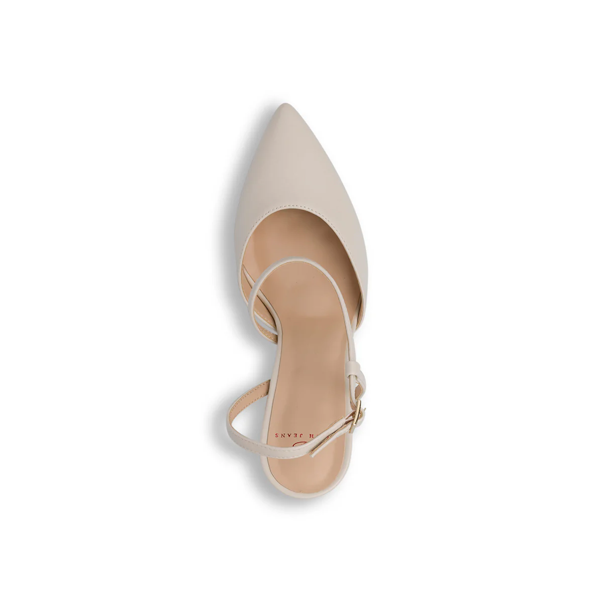 Décolleté Slingback con tacco a campana 8 cm bianche off-white da Donna con cinturino Swish Jeans - Image 7