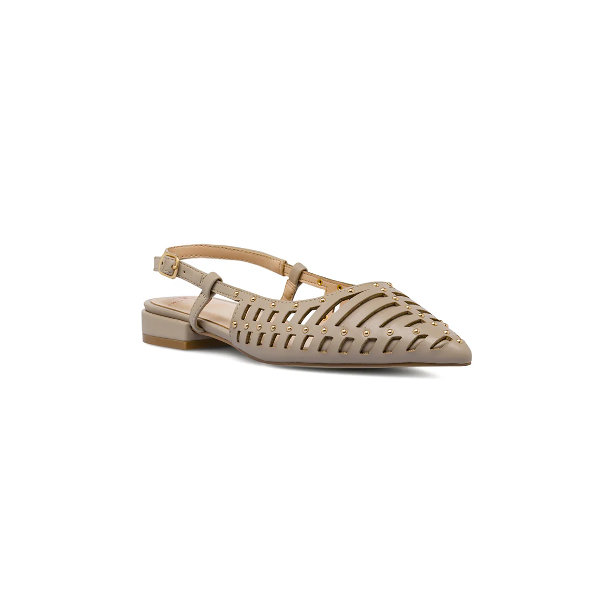 Slingbacks da donna beige effetto intrecciato Swish Jeans - Image 3