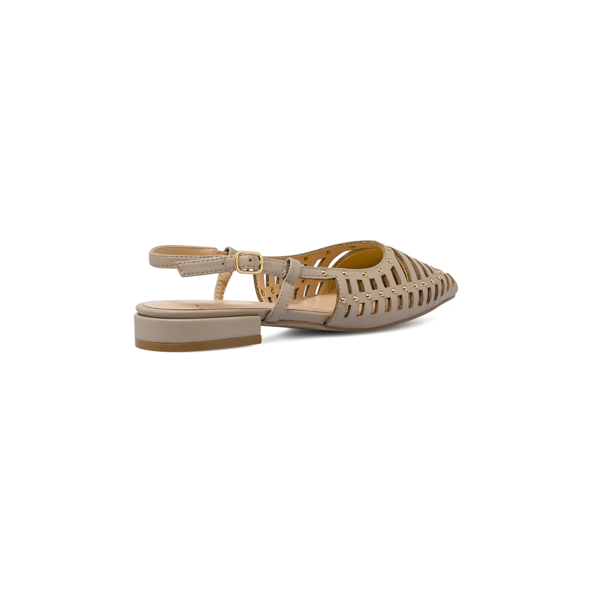 Slingbacks da donna beige effetto intrecciato Swish Jeans - Image 4
