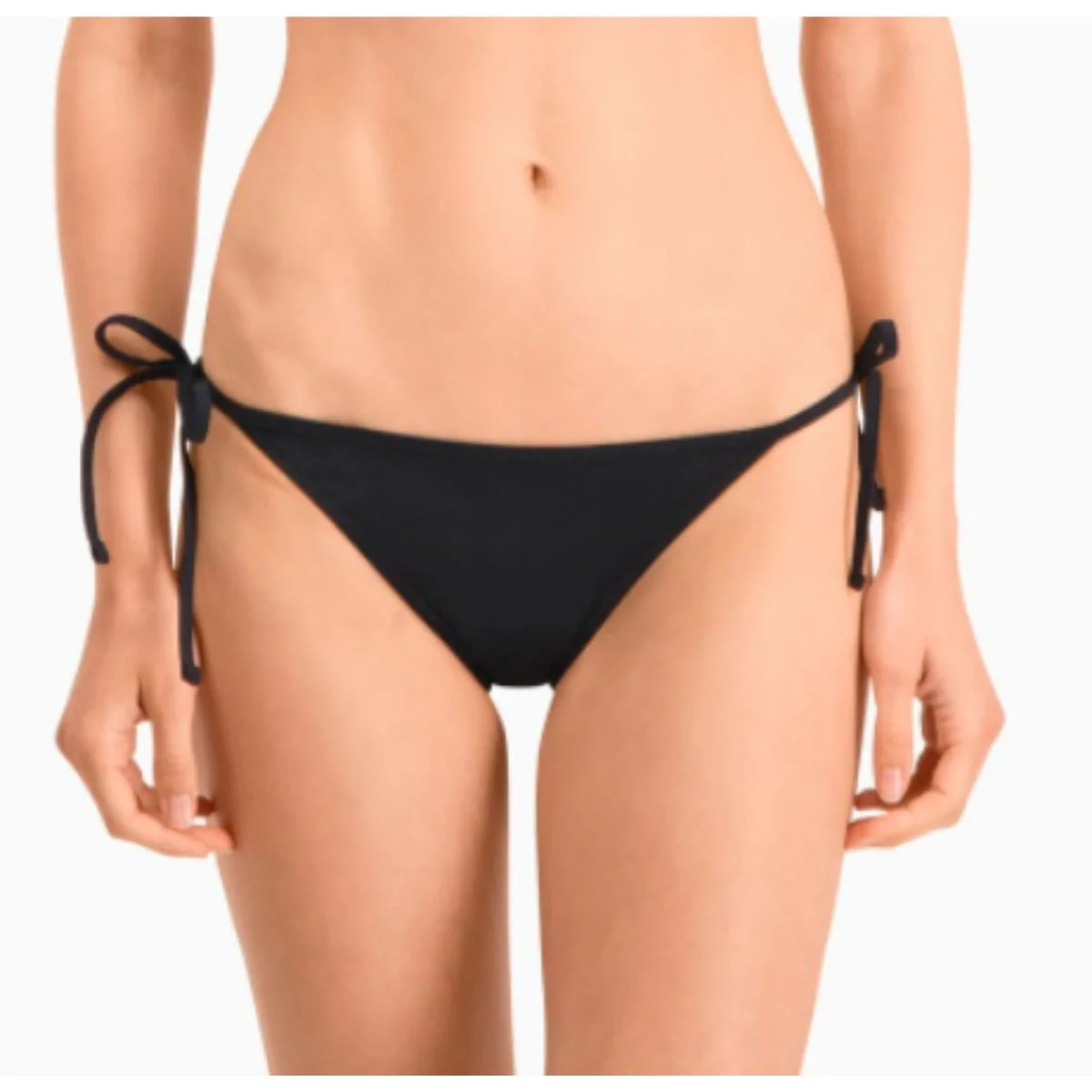 Slip bikini nero con laccetti laterali da donna PUMA Swim - Image 3