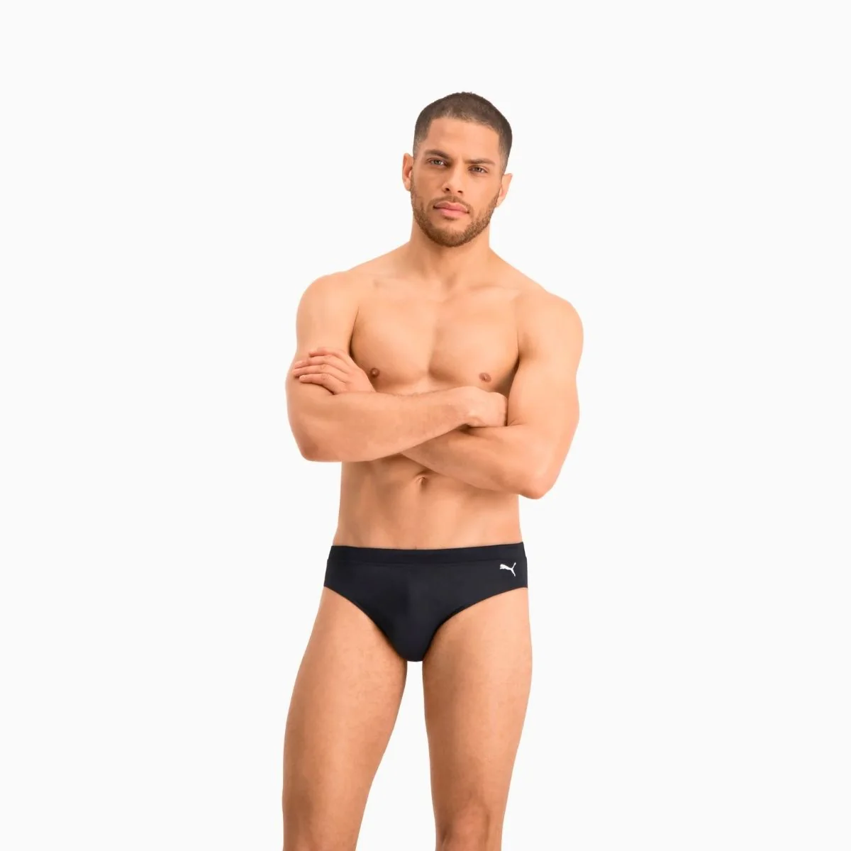 Slip da bagno nero da uomo Puma Swim
