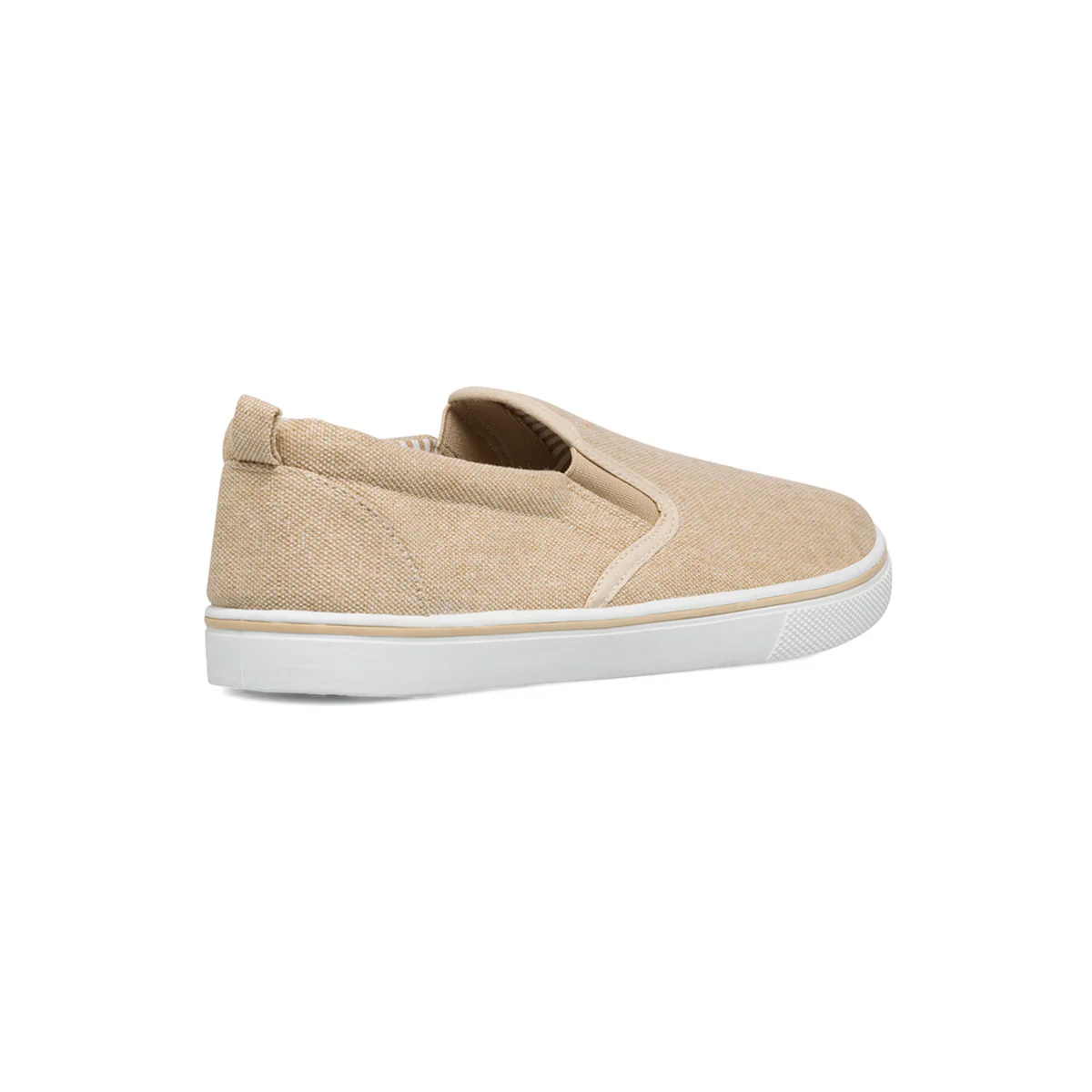 Mocassini Slip-on beige da Uomo in tessuto Jog - Image 3