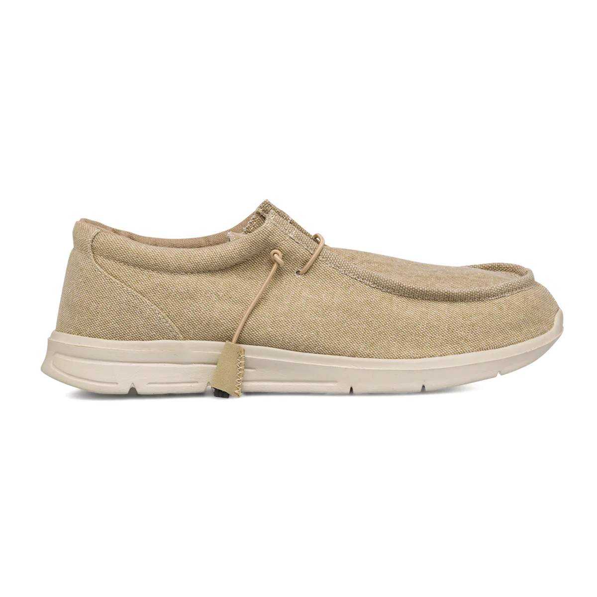 Mocassini Slip-on beige in tessuto da Uomo Jog