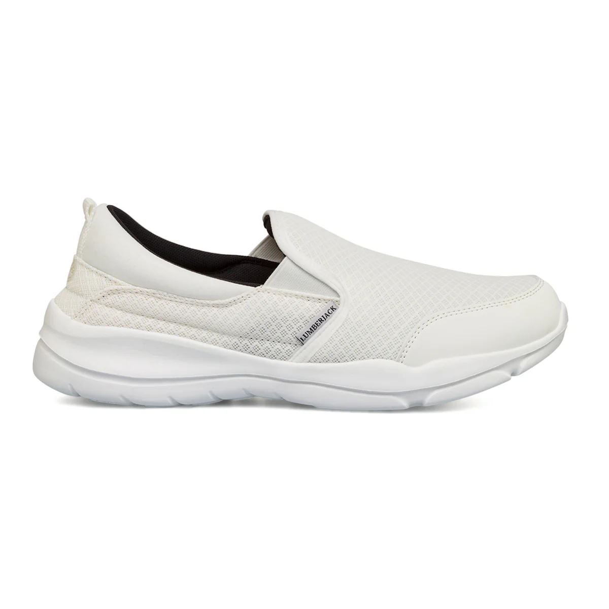 Scarpe Slip-on bianche da uomo con sottopiede Memory Foam Lumberjack Agatha