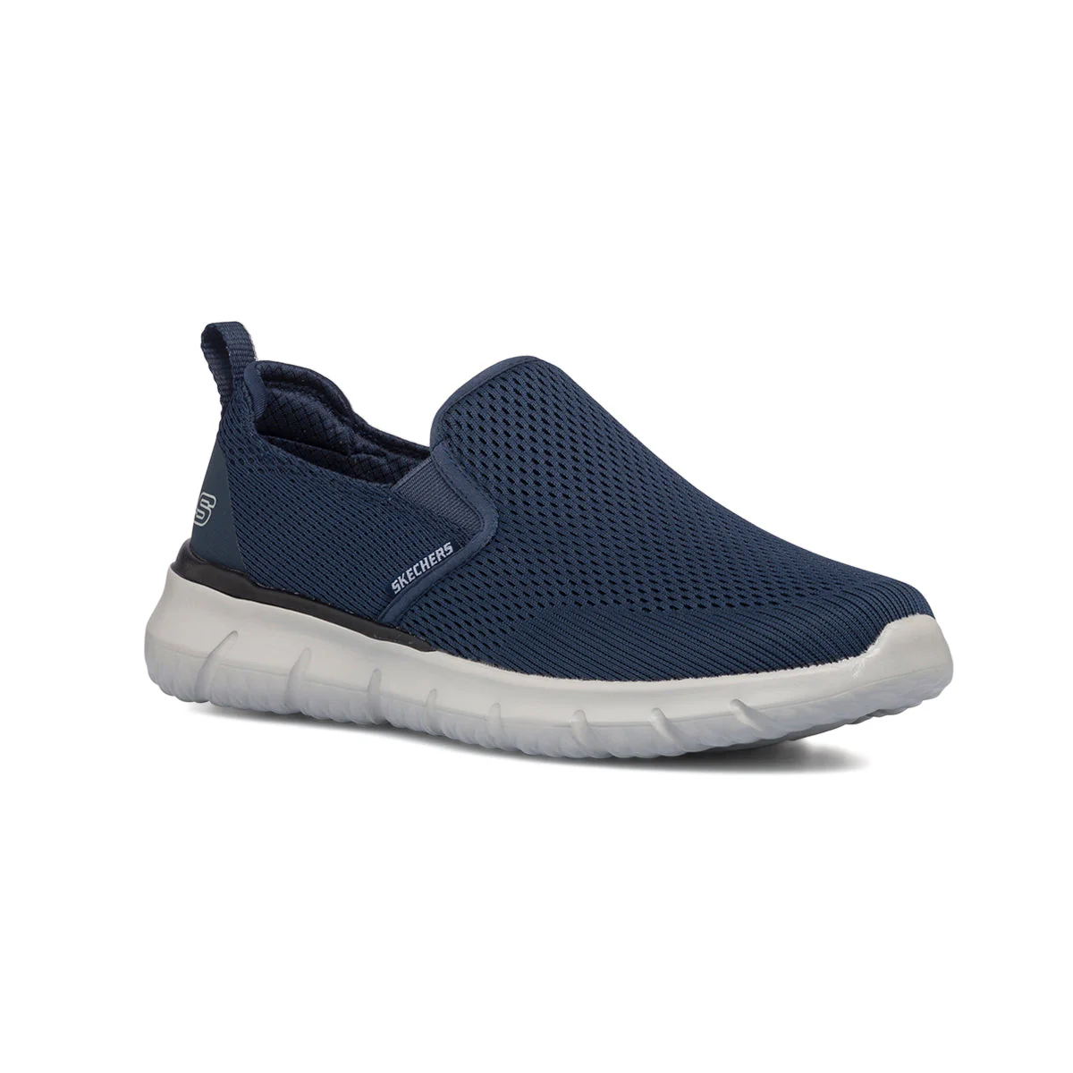 Slip-on blu in tessuto mesh da uomo Skechers Del Retto - Gilman - Image 2