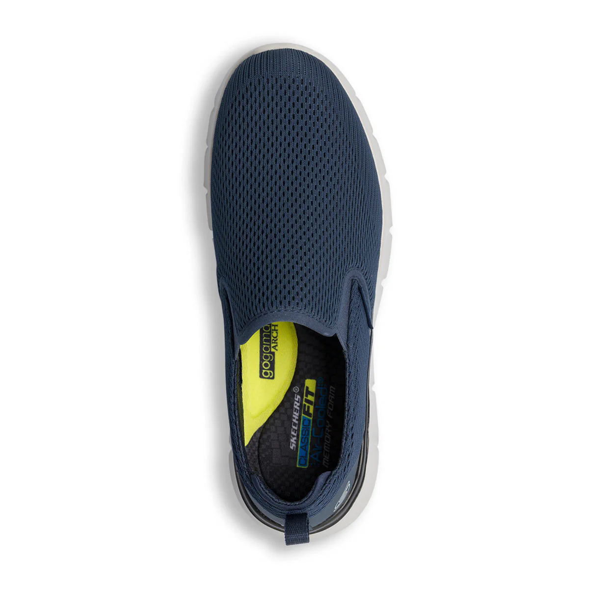 Slip-on blu in tessuto mesh da uomo Skechers Del Retto - Gilman - Image 6